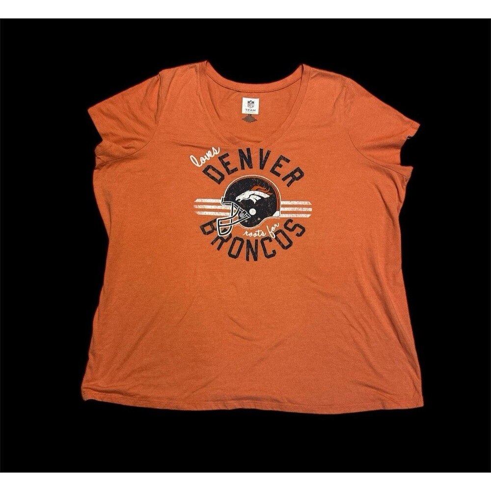 Loves Denver Roots For Broncos Women’s 3X Shirt NFL Apparel
